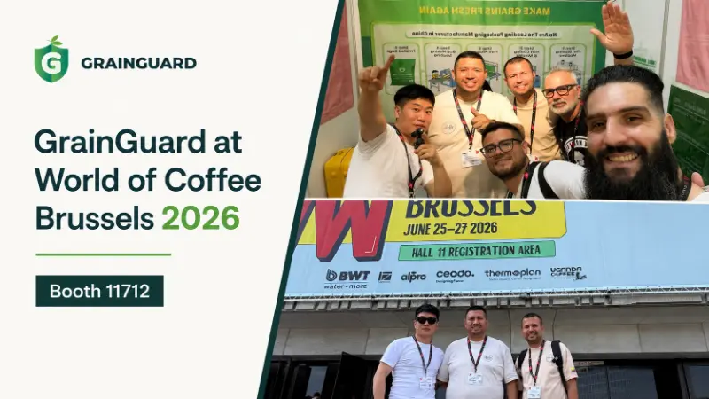 GrainGuard forbinder med det globale kaffefællesskab ved World of Coffee Brussels 2026