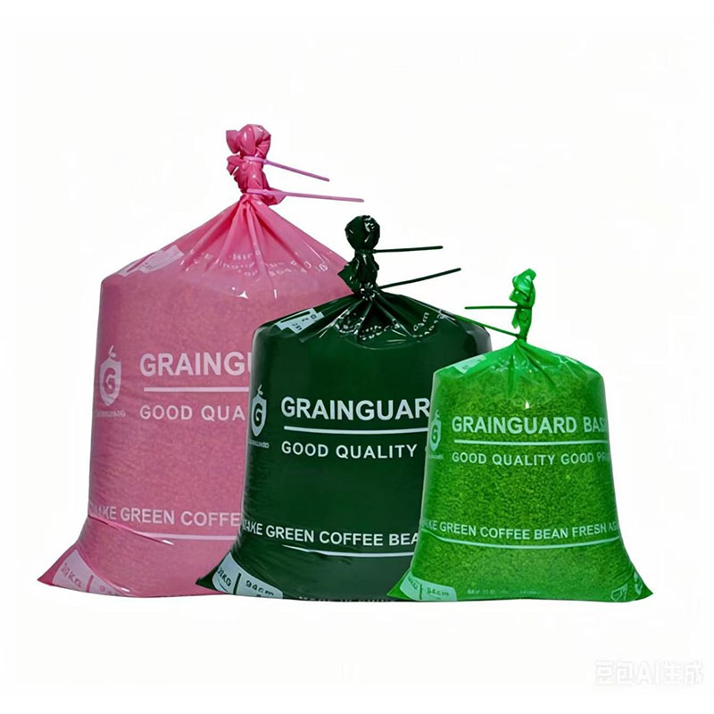 Lufttæt Jute Liner Grøn Kaffebønne