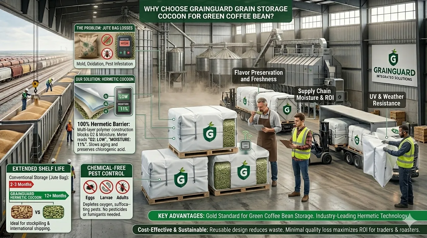 Vacuum Bag For Green Coffee Bean