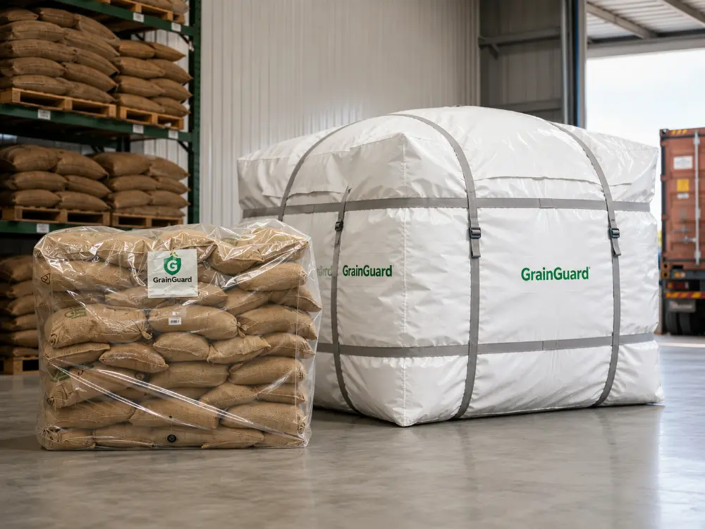 green coffee bean hermetic cocoon storage