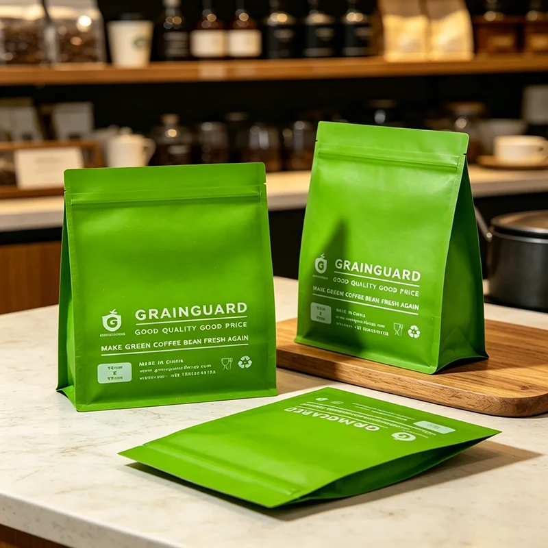 Prøvetaske til grønne kaffebønner